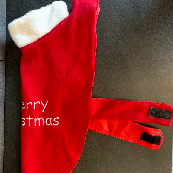 Merry Christmas Dog Jacket Medium - Picture 3 of 9